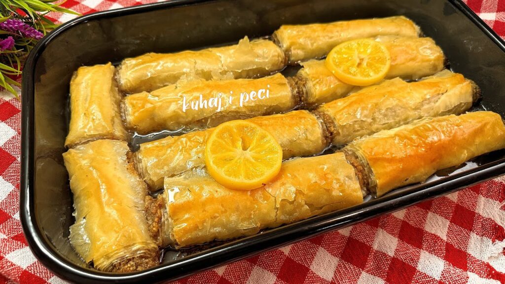 Kadaif Merak na kuhaj i peci načinkremasto i ukusno / kuhaj i peci